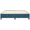 vidaXL Boxspringbettgestell Dunkelblau 180x200 cm Samt