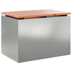 vidaXL Gartenbank Verzinkter Stahl 60 x 40 x 43 cm