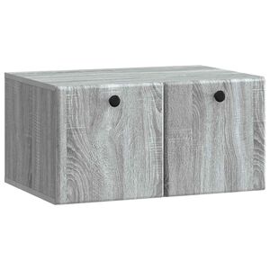 vidaXL Wandmontierter TV-Schrank 59,5 x 41 x 30 cm Grau Sonoma