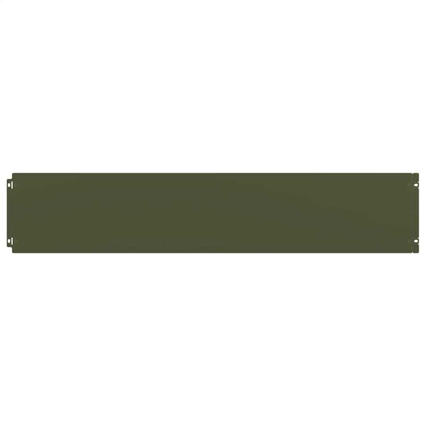 vidaXL Rasenkanten 30 Stk. Olivgrün 20x103 cm Kaltgewalzter Stahl