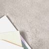 vidaXL Kunstfell Hasen Teppich Olite Beige &Oslash; 200 cm Polyester