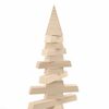vidaXL Weihnachtsbaum Holz zum Schm&uuml;cken 120 cm Massivholz Kiefer