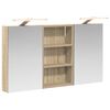vidaXL Badezimmerschrank-Set 3 stk. 90 x 10,5 x 50 cm Holzwerkstoff
