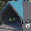 vidaXL Teepee Zelt mit Dach Blau und Grau 490 x 410 x 210 cm