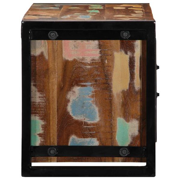 vidaXL TV-Schrank 80x30x35 cm Massivholz Altholz