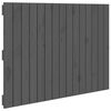 vidaXL Wand-Kopfteil Grau 95,5x3x60 cm Massivholz Kiefer