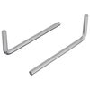 vidaXL Inbusschl&uuml;ssel 2 pcs Silber 32 x 86 mm Stahl