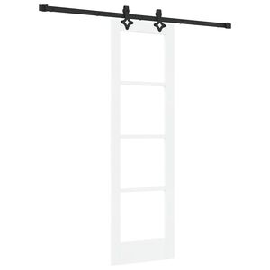 vidaXL Schiebet&uuml;r ORKDAL 61 x 198,5 cm Massivholz Kiefer und Glas