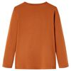 Kinder-Langarmshirt Cognac 104