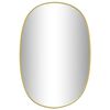 vidaXL Wandspiegel Golden 50x35 cm