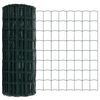 vidaXL Eurozaun Grün 0,4 x 25 m PVC-beschichtetes Eisen