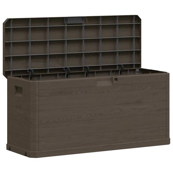 vidaXL Garten-Aufbewahrungsbox 280 L Braun