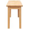vidaXL Bank 90 cm Massivholz Gummibaum