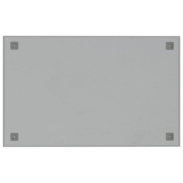 vidaXL Magnettafel Wandmontage Wei&szlig; 80x50 cm Hartglas