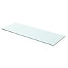 vidaXL Regalboden Glas Transparent 70x25 cm