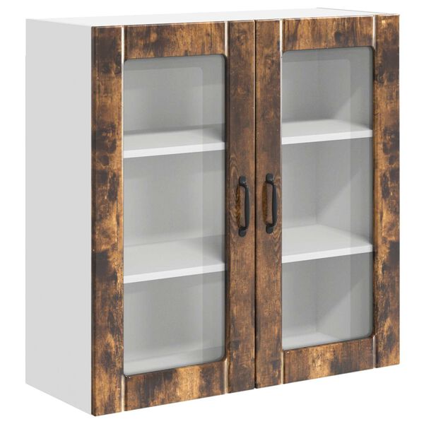 vidaXL K&uuml;chenschrank Ger&auml;ucherte Eiche 80 x 31 x 80 cm Holzwerkstoff