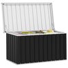 vidaXL Gartenbox Anthrazit 129x67x65 cm