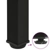 vidaXL Konsolentischbeine 4 Stk. Schwarz 72-74 cm Stahl