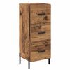 vidaXL Highboard Altholz 34,5 x 34 x 180 cm Holzwerkstoff