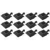 vidaXL Solar-Au&szlig;enleuchten 12 Stk. LED Rechteckig 12 cm Schwarz