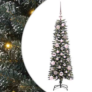 vidaXL K&uuml;nstlicher Weihnachtsbaum mit 150 LEDs mit St&auml;nder Gr&uuml;n 120 cm