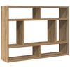 vidaXL Wandregal Artisan-Eiche 75x16x55 cm Holzwerkstoff