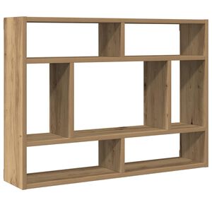 vidaXL Wandregal Artisan-Eiche 75x16x55 cm Holzwerkstoff