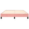 vidaXL Boxspringbettgestell Rosa 140x200 cm Samt