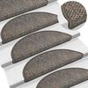 vidaXL Treppenmatten Selbstklebend Sisal-Look 15 Stk 56x17x3 Hellbraun