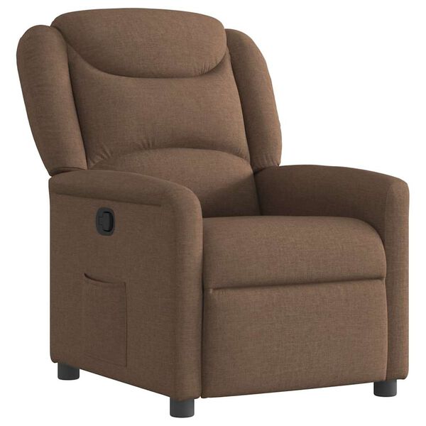 vidaXL Relaxsessel Braun Stoff