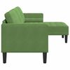 vidaXL Sofa Set Hellgrün 173 x 131 x 67 cm Samt