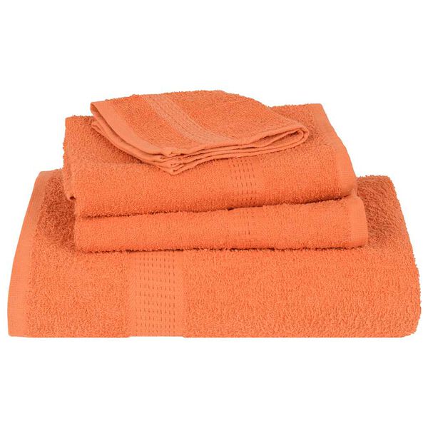 vidaXL Handt&uuml;cher 4 Stk. Orange 50x100 cm 360 g/m&sup2; 100% Baumwolle