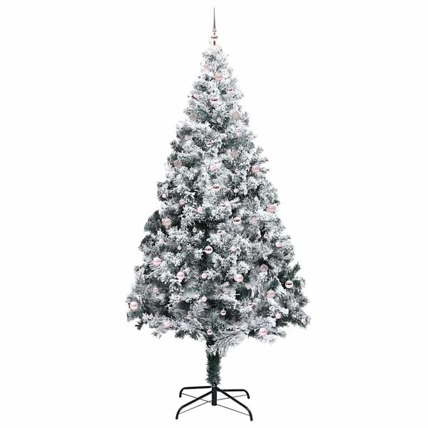 vidaXL Weihnachtsbaum mit 300 LEDs mit St&auml;nder Gr&uuml;n 300 cm PVC