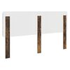 vidaXL Kopfteil Ger&auml;ucherte Eiche 200 cm Holzwerkstoff