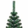 vidaXL K&uuml;nstlicher vorbeleuchteter Weihnachtsbaum Gr&uuml;n 120 cm
