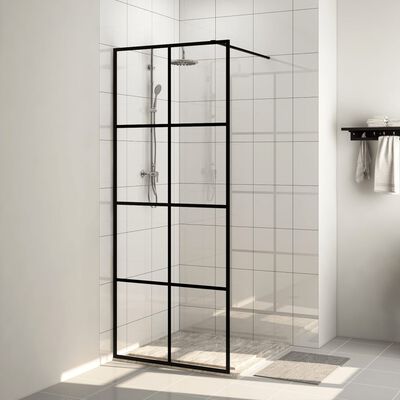 vidaXL Duschwand für Begehbare Dusche mit Klarem ESG Glas 80x195 cm