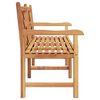 vidaXL Gartenbank Braun 150 x 60 x 90 cm Massivholz Teak