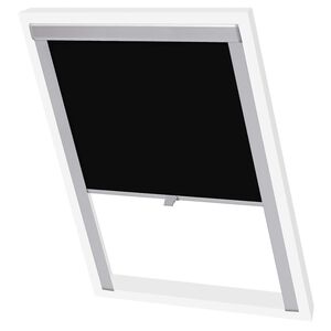 vidaXL Verdunkelungsrollo Schwarz 104 GGL und GGU