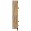 vidaXL Highboard Artisan-Eiche 34,5 x 34 x 180 cm Holzwerkstoff