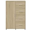 vidaXL Sideboard Sonoma-Eiche 60x31x84 cm Holzwerkstoff