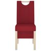 vidaXL Esszimmerst&uuml;hle 6 Stk. Weinrot Stoff