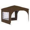 vidaXL Pop-up Partyzelt 290 x 290 x 245 cm Taupe