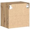 vidaXL Schwebendes Regal 2 pcs Braun 40 x 28,5 x 40 cm Holzwerkstoff