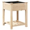 vidaXL Garten-Pflanzgef&auml;&szlig; Beige 60,5 x 60 x 76,5 cm