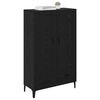 vidaXL Highboard mit Schubladen Schwarz Eichen-Optik 70 x 31 x 115 cm