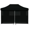 vidaXL Party-Zelt Schwarz 279 x 410 x 315 cm Oxford-Stoff