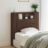 vidaXL Kopfteil Braun Eichen-Optik 100 x 16,5 x 103,5 cm Holzwerkstoff