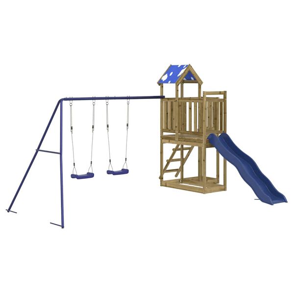 vidaXL Spielturm Impr&auml;gniertes Kiefernholz