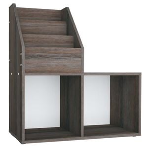 vidaXL Kinder-B&uuml;cherregal Grau Sonoma-Eiche 71x30x78,5cm Holzwerkstoff
