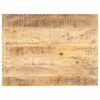 vidaXL Tischplatte Massivholz Mango 15-16 mm 80x70 cm